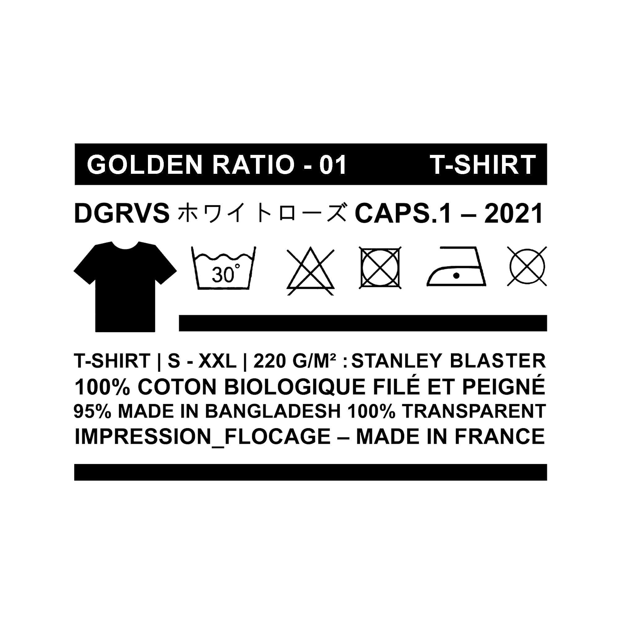 TTAGGG 別注 くだらない golden ratio mfg